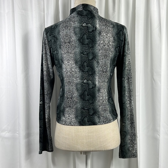 Olivia Rae L/M Snakeskin Crop Top - Picture 8 of 12